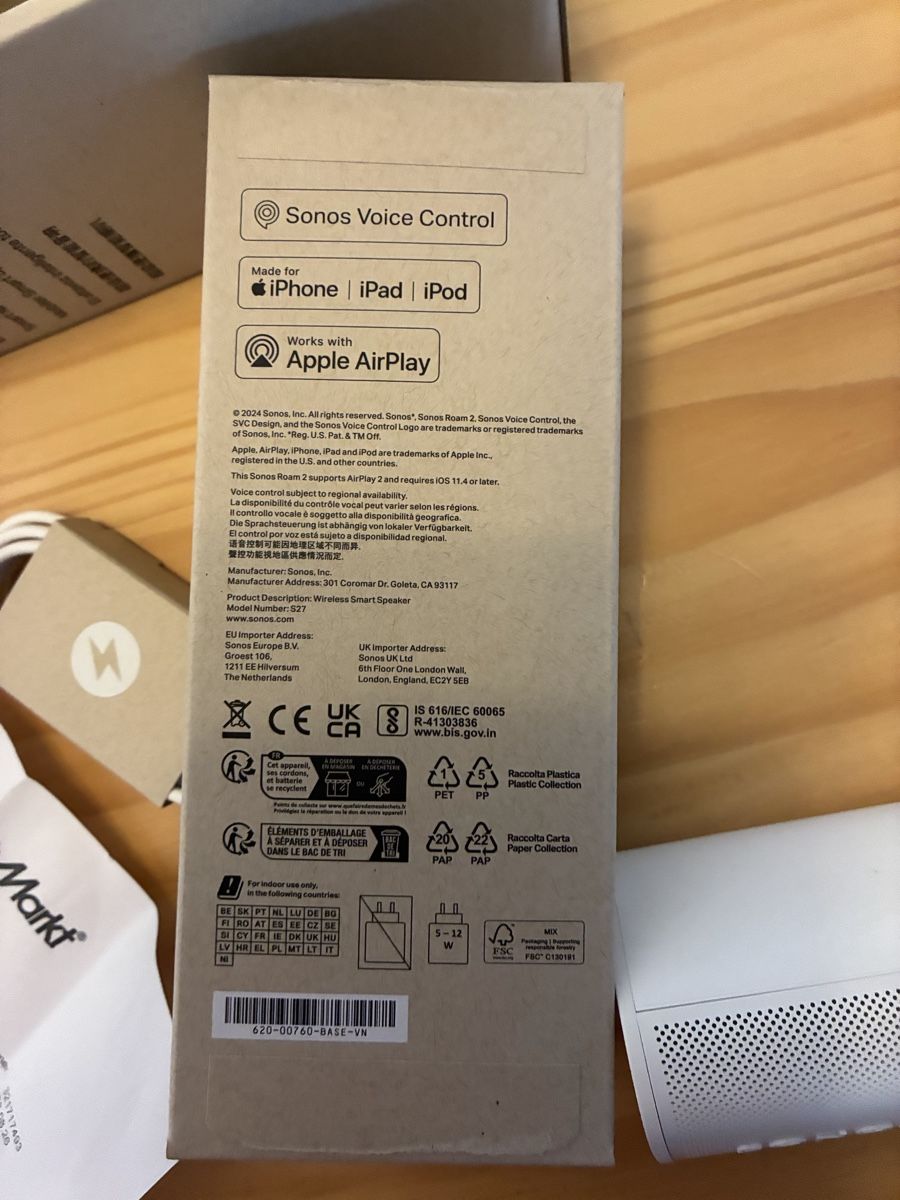 Sonos Lautsprecher: Sonos Roam 2  – Neu (gemäss Beschreibung) aus Buchs ZH von how_wf9j 1