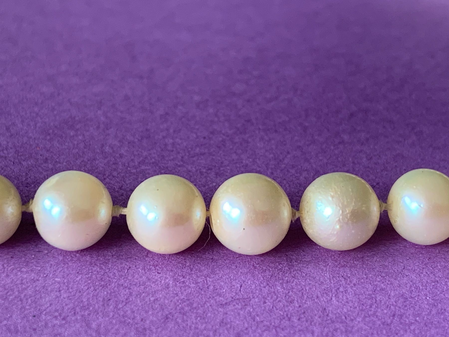 Perle (finte): Perlenkette ohne Verschluss (7mm) – Usato da Dittingen venduto da Bijoubelle 4