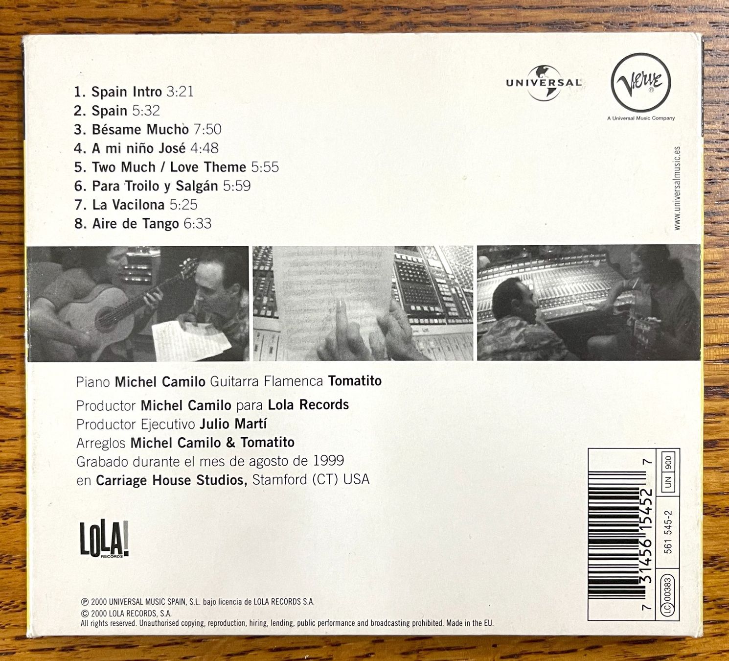 CDs: Michel Camilo & Tomatito: Spain CD – Gebraucht aus Oftringen von Vucki 1