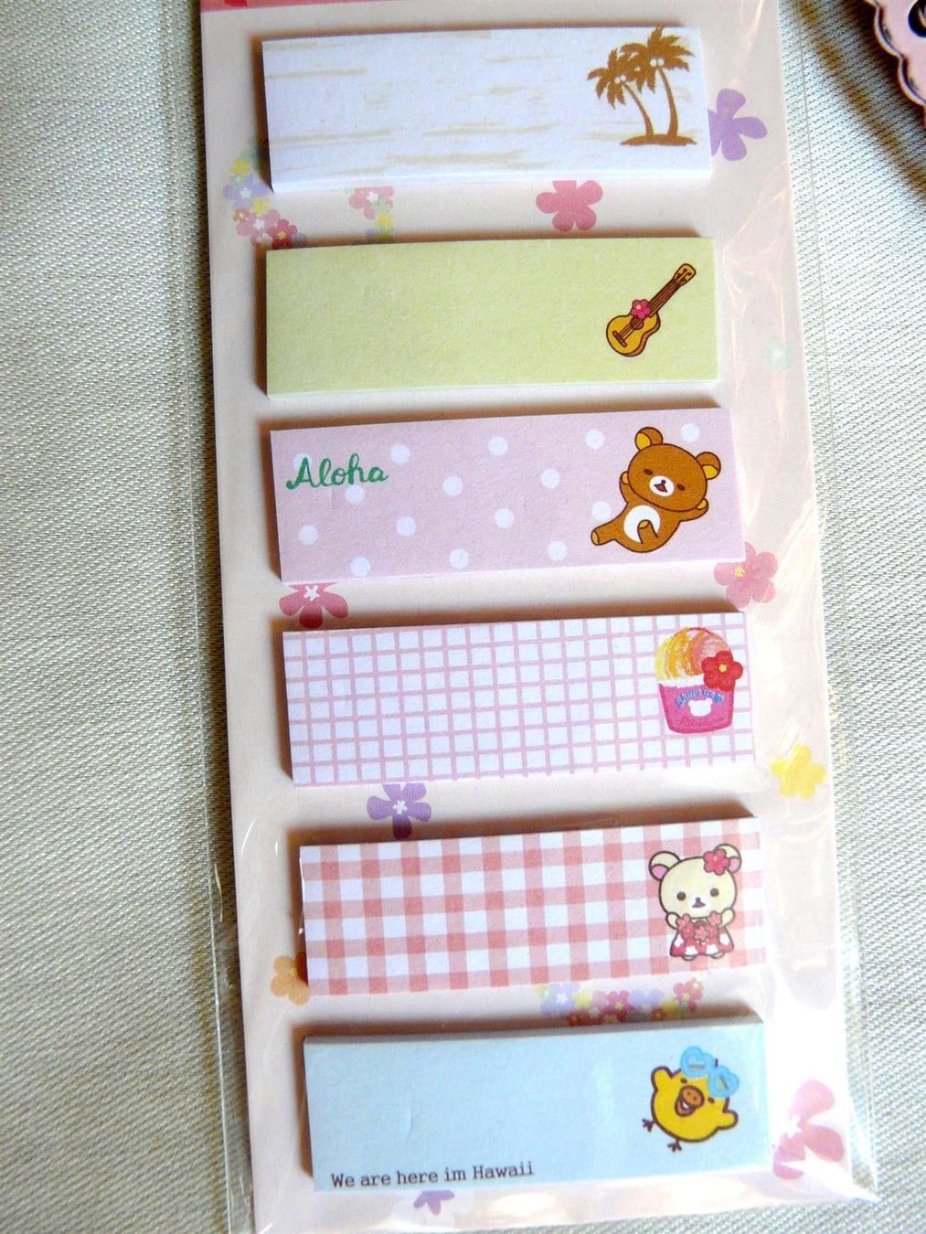 Sonstiges zum Sammeln & Seltenes: ♥   HAWAII    post-it scrapbooking deko note zettel – Neu und originalverpackt aus Pully von websurfer1 1