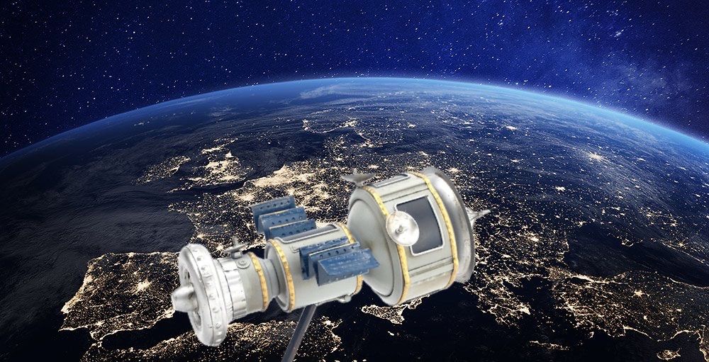 Tutte le decorazioni: Satellit aus Blech – Nuovo (secondo la descrizione) da Langendorf venduto da Blechfahrzeuge 1