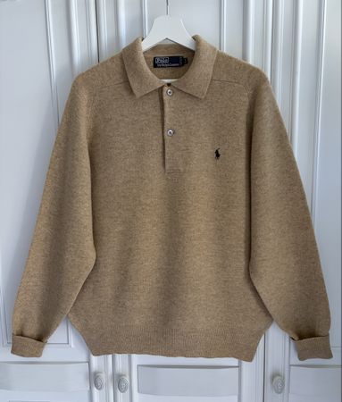 Ralph Lauren polo men’s 100% wool pullover sweater M NEW