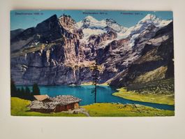 Oeschinensee mit Blüemlisalp dat. 1921