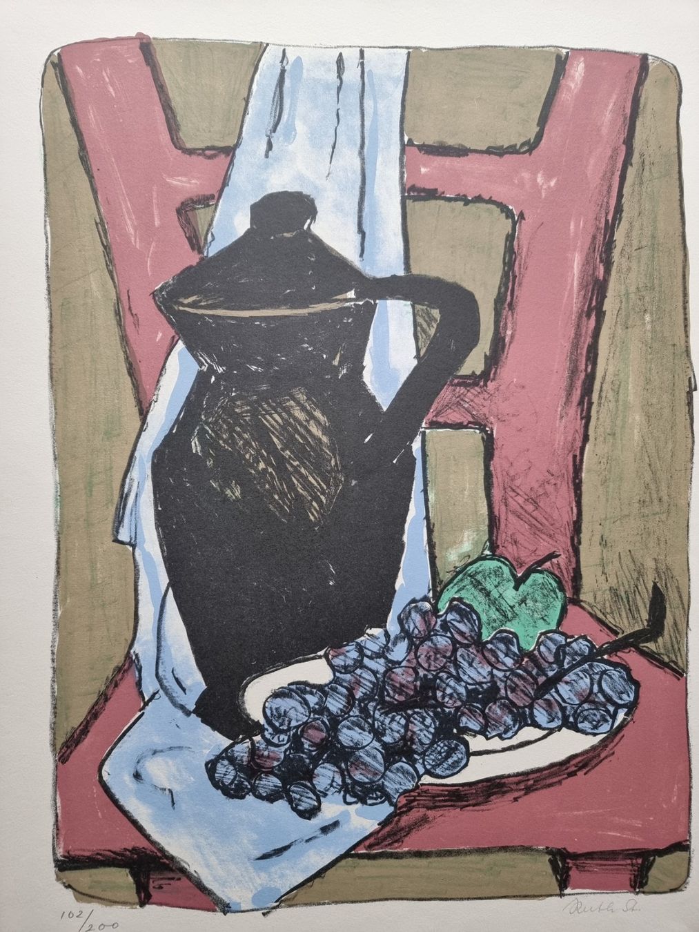 Arts picturaux & lithographies: RUTH STAUFFER LITHOGRAPHIE SIGNIERT NUMMERIERT – D'occasion à Gersau par grafik-kunst