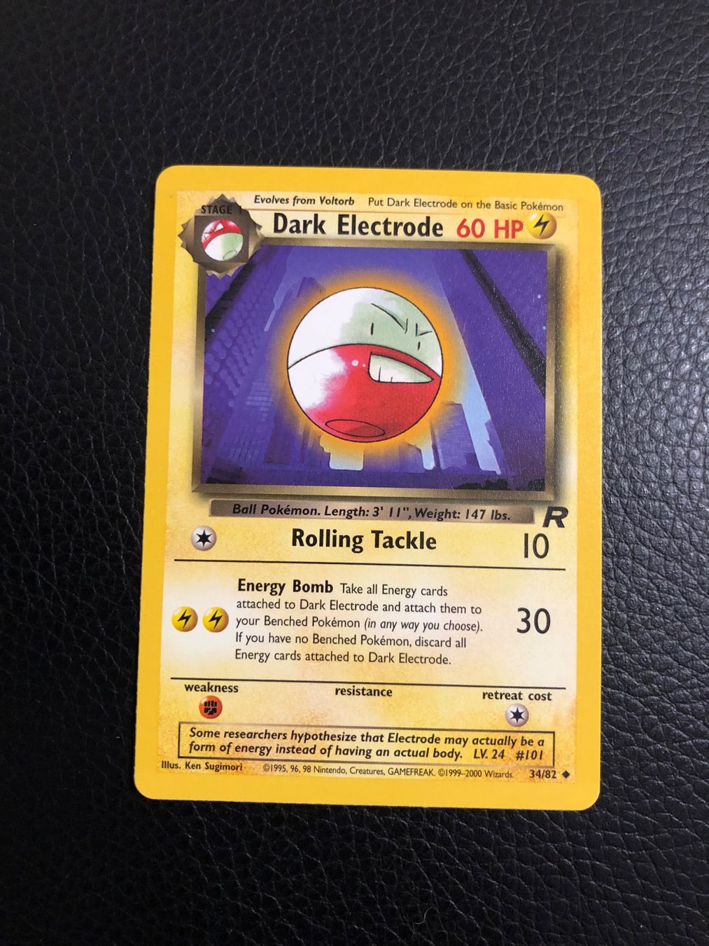 Pokémon Sammelbilder & Trading cards: Team Rocket Dark Electrode 34/82 Ab 1 – Gebraucht aus Paradiso von Pkmn10