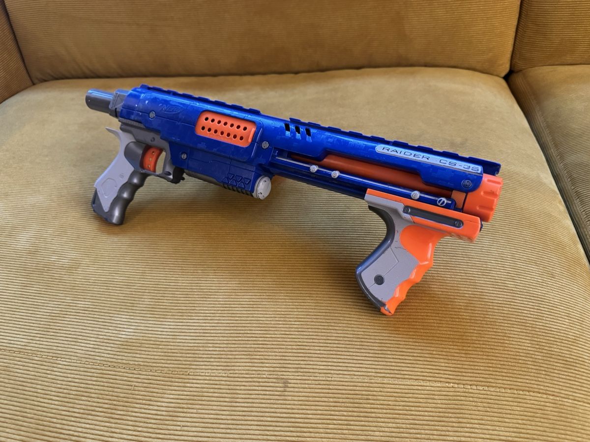 Nerf Spielzeuge: Nerf Raider CS-35 Blaster gebraucht – Gebraucht aus Zweisimmen von Grubenwald11