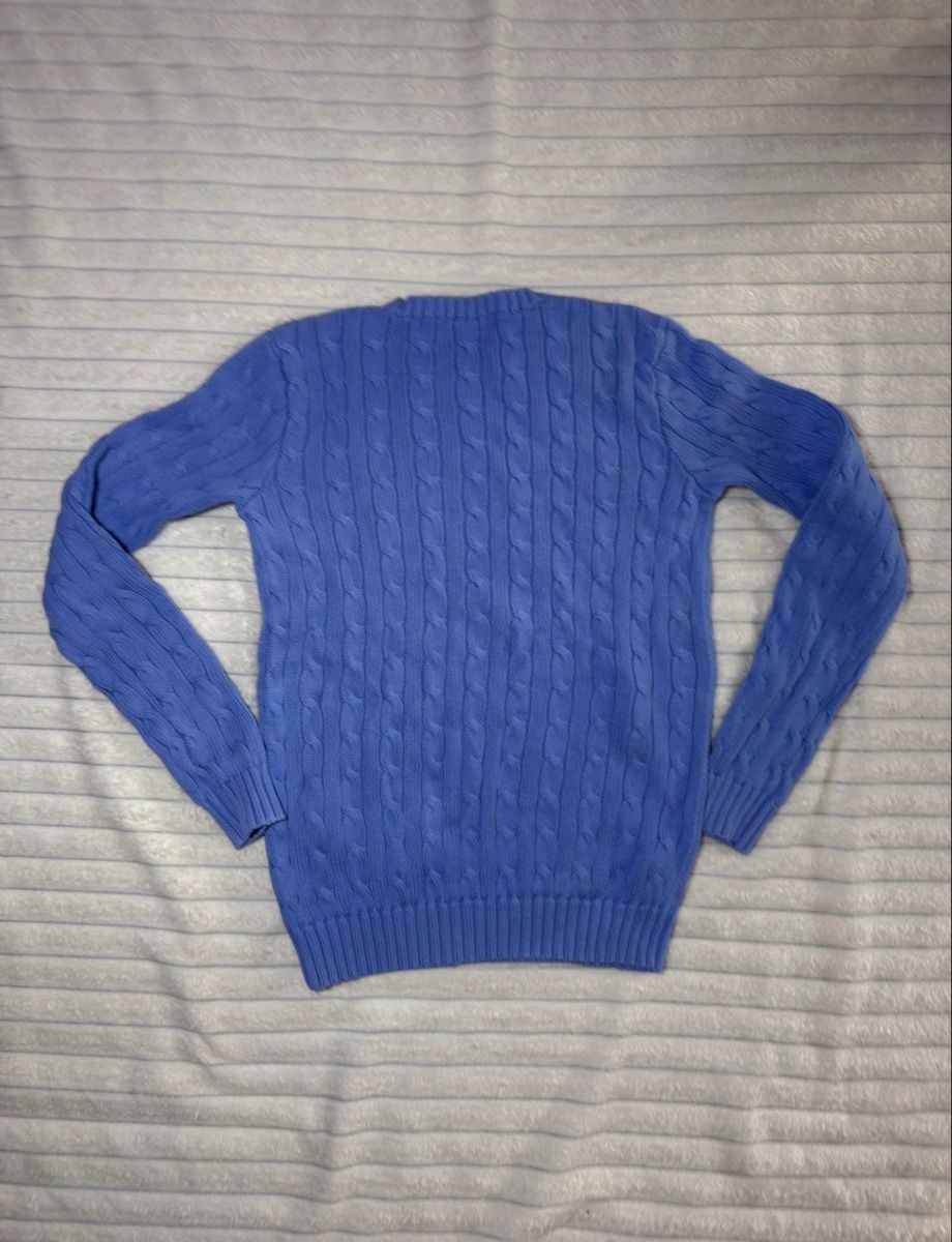 Polo Ralph Lauren Maglioni & Felpe: Original Polo Ralph Lauren Zopfmuster Pullover Blau S  – Nuovo (secondo la descrizione) da Vionnaz venduto da b_f_d_r_g 1