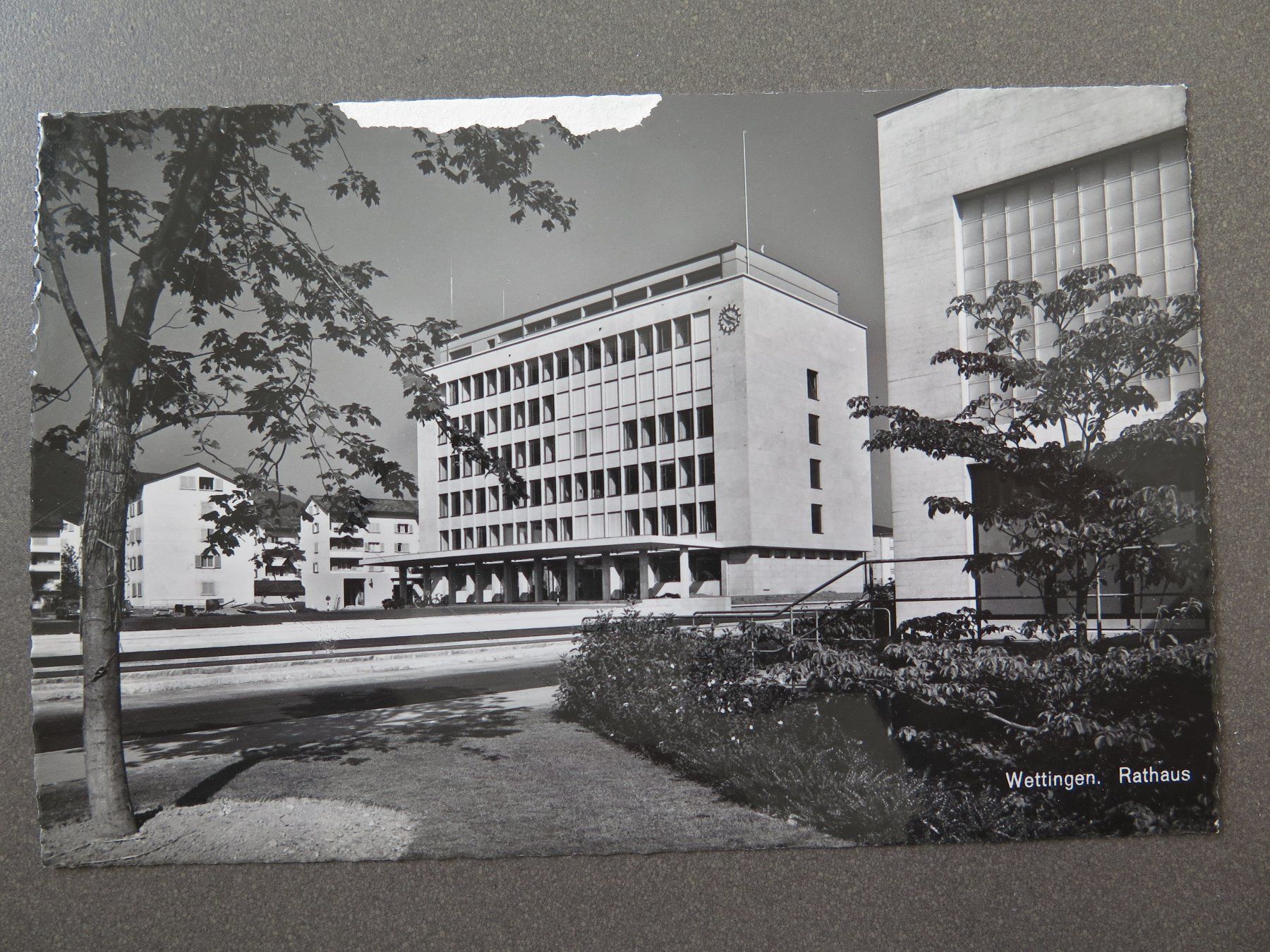 Ansichtskarten: WETTINGEN - RATHAUS – Gebraucht aus Wittenbach von lipasal