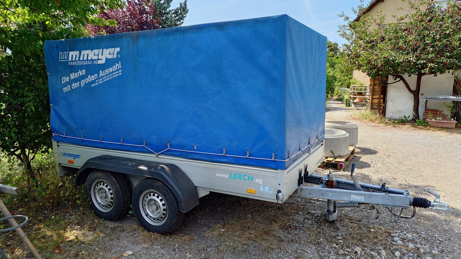 Wm Meyer Anhänger: Anhänger mit blauer Plane WM Meyer BT 25/1 – Gebraucht aus Amriswil von maintrade01