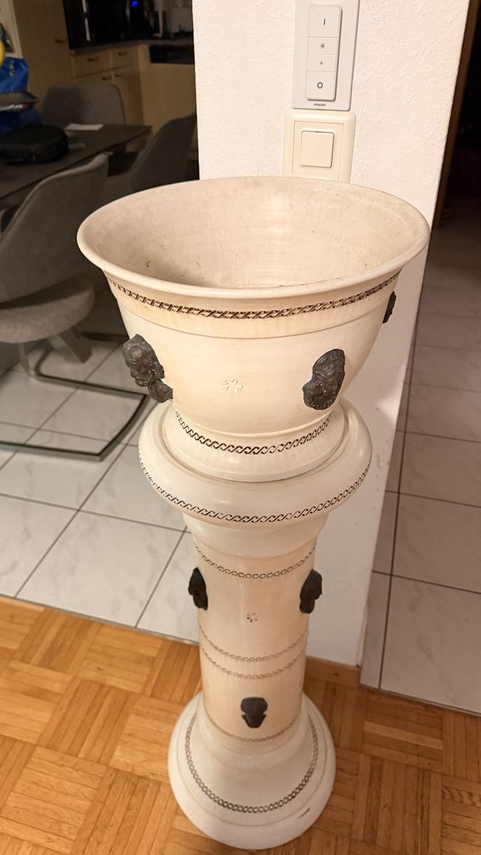 Vasi per fiori: Blumensäule mit Übertopf – Usato da Schaffhausen venduto da Nanah1802 1