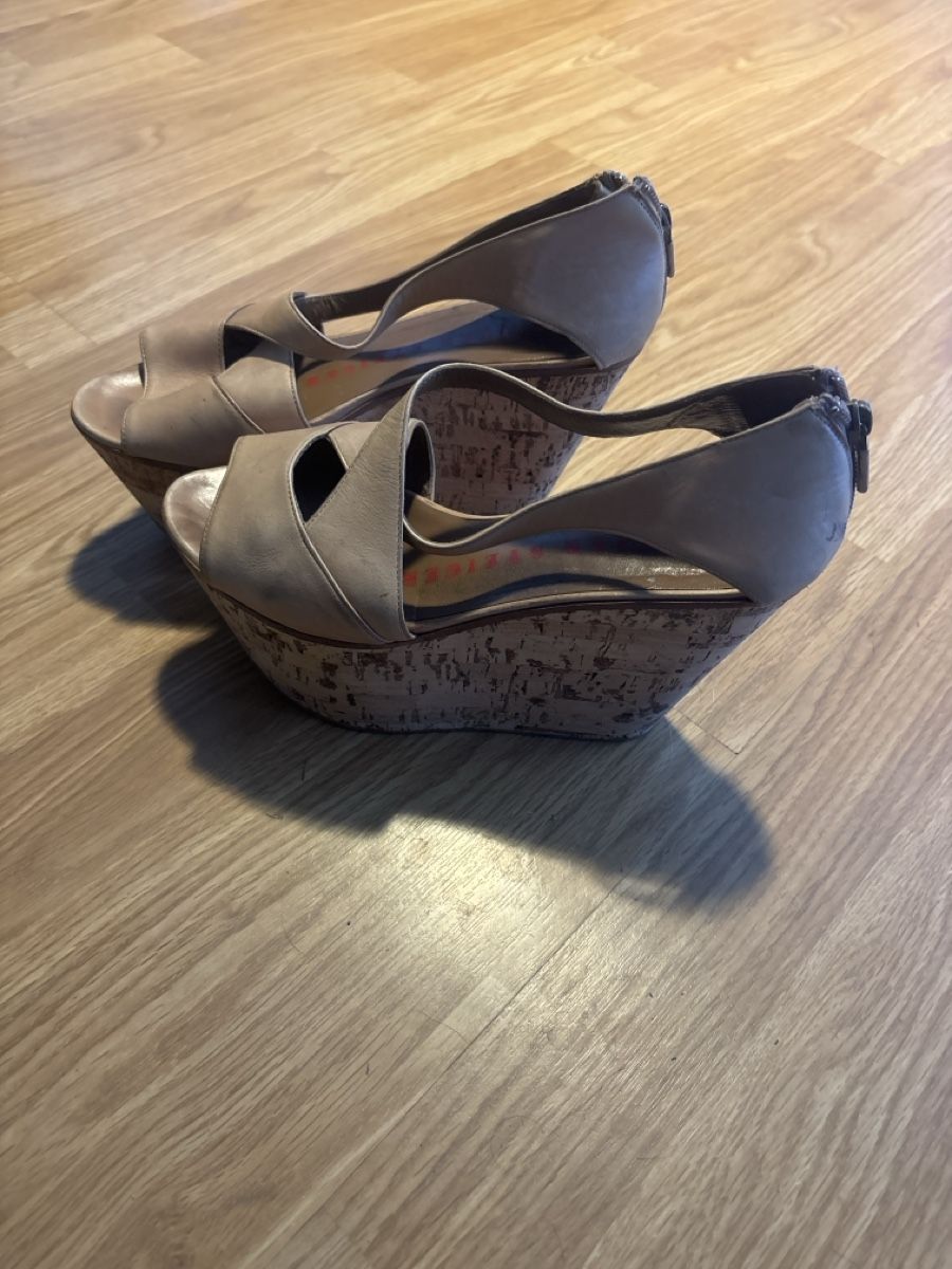 Manolo Blahnik Scarpe da donna: Sandales compensées Robert Clergerie t37 – Usato da Glion venduto da carolineMV 1