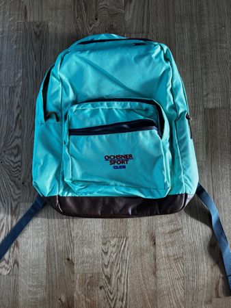 Schulrucksack Ochsner Sport mintgrün Lederboden guter Zustan