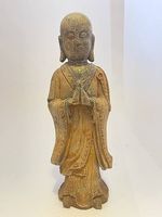 Asiatika - Buddhistischer Mönch aus Metall