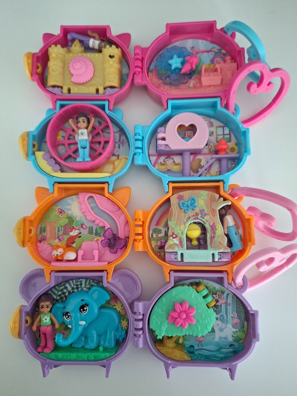 Polly Pocket Spieldosen: Polly Pocket "Pet Connects" - 4 Stück – Gebraucht aus Boll von mina0023 1