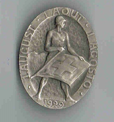 Broschen & Nadeln: Abzeichen zum 1. August 1929 – Gebraucht aus Oberburg von ark_b2ql