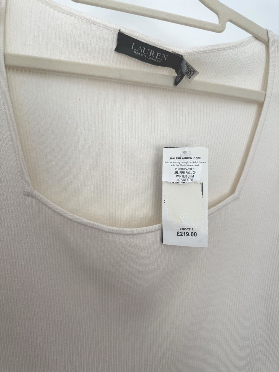 Ralph Lauren Pullover & Sweatshirts: Ralph Lauren Rib Strickpullover Creme – Neu und originalverpackt aus Zürich von di_archive 1