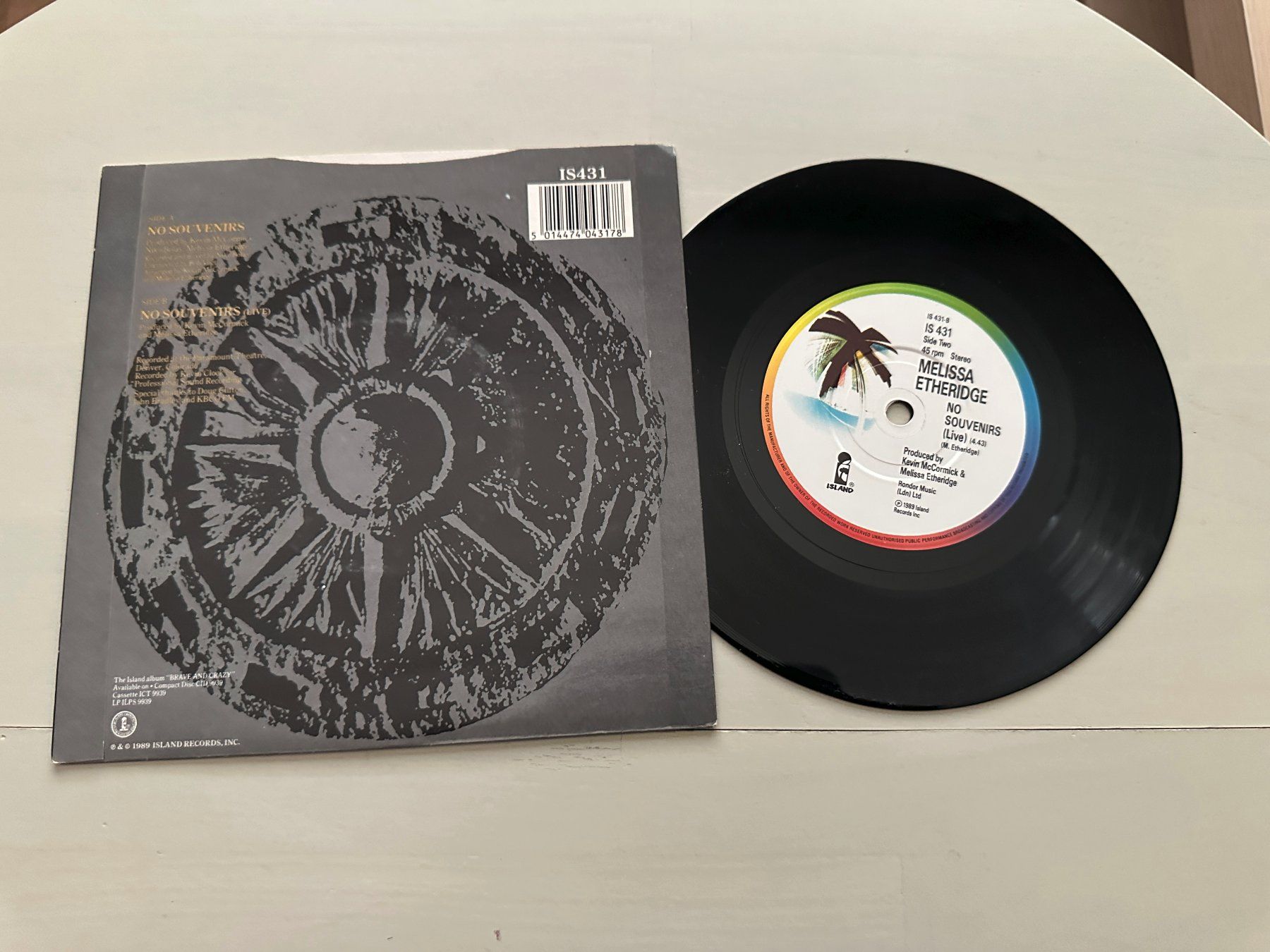 Schallplatten: MELISSA ETHERIDGE tolle Single No souvenirs Kult UK differnt – Gebraucht aus Basel von Partridge 1