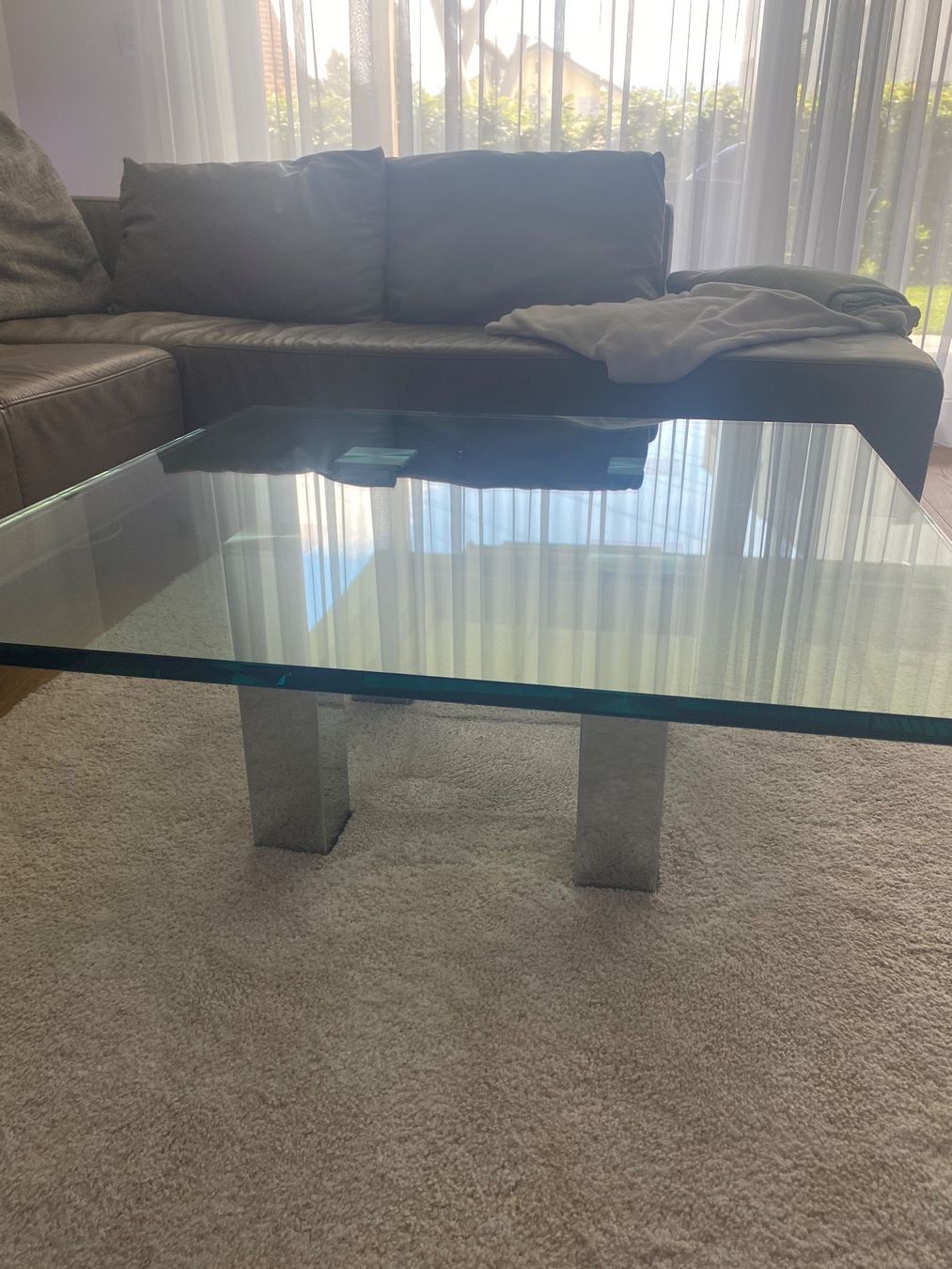 Tavoli: Designer Couch / Salontisch aus Glas – Usato da Schmerikon venduto da AlbaB 1