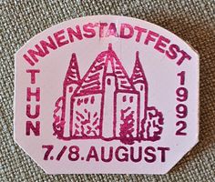 D138 - Thun Innenstadtfest 92 LKW Blache