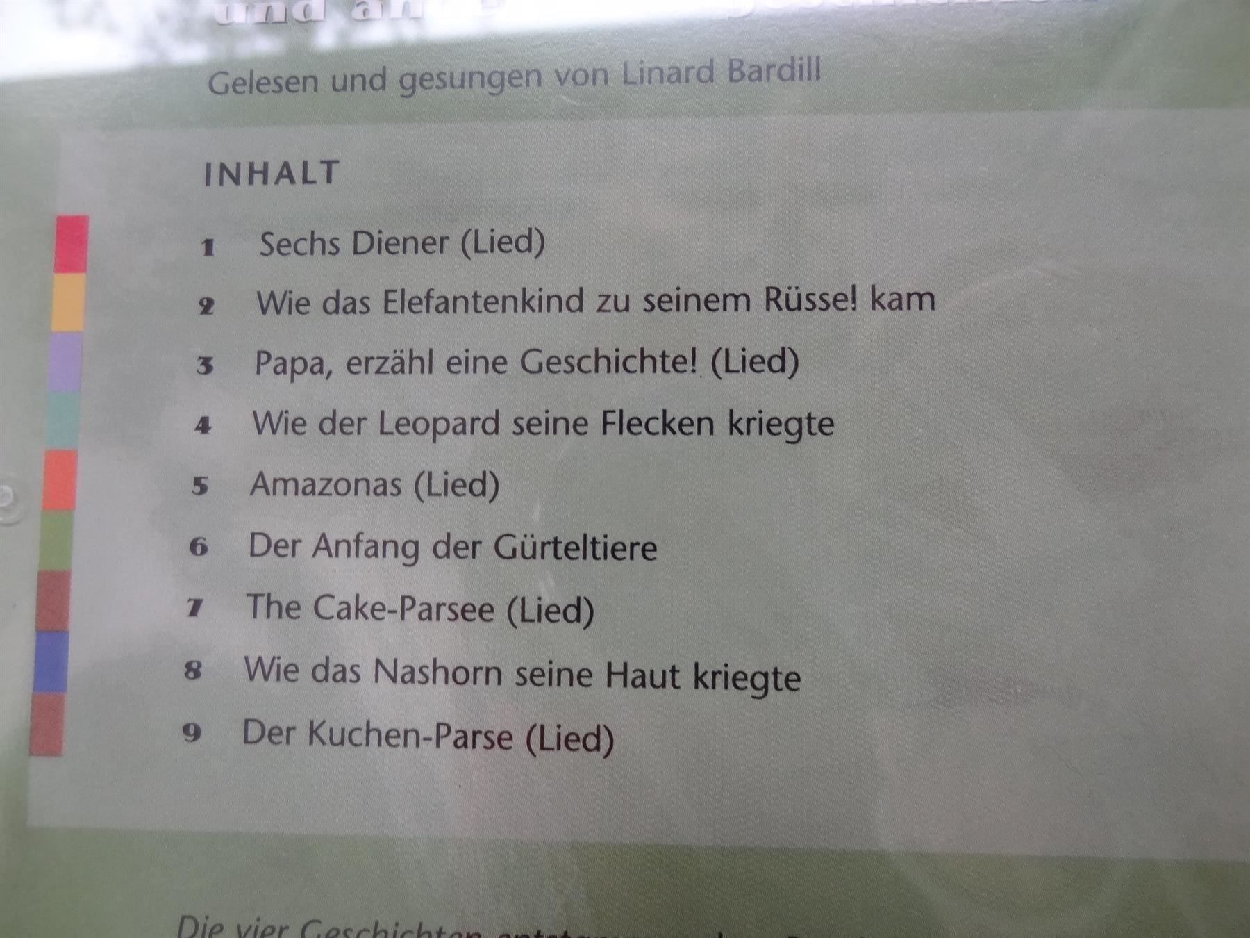 CD: CD, Linard Bardill, liest und singt Rudyard Kipling – Usato da Baden venduto da Yoyo1 1