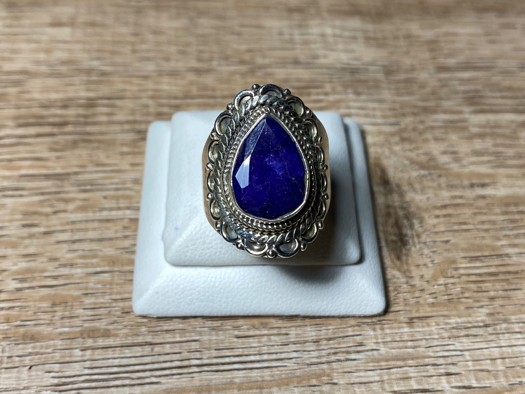 Anelli: Orientalischer Silber 925 Ring mit natürlichem Blauer Saphir – Nuovo e nell'imballaggio originale da Laax venduto da Kiki_Kingdom3 5