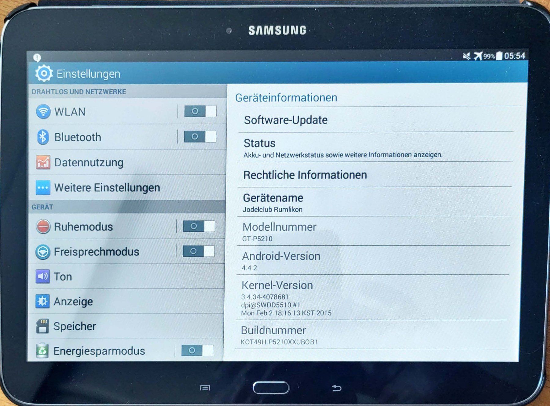 Samsung Tablet PC: Samsung Galaxy Tab 3 GT-P5210 – Gebraucht aus Russikon von Pagira02 1