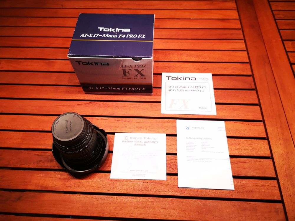 Tokina at-X 17–35 mm F4 Pro FX V Objectif pour Appareil Photo Canon