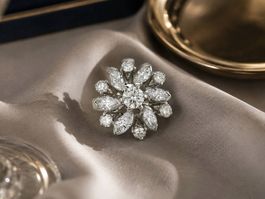 Dekorativer Diamant - Cocktailring, ca. 2 ct H/VS