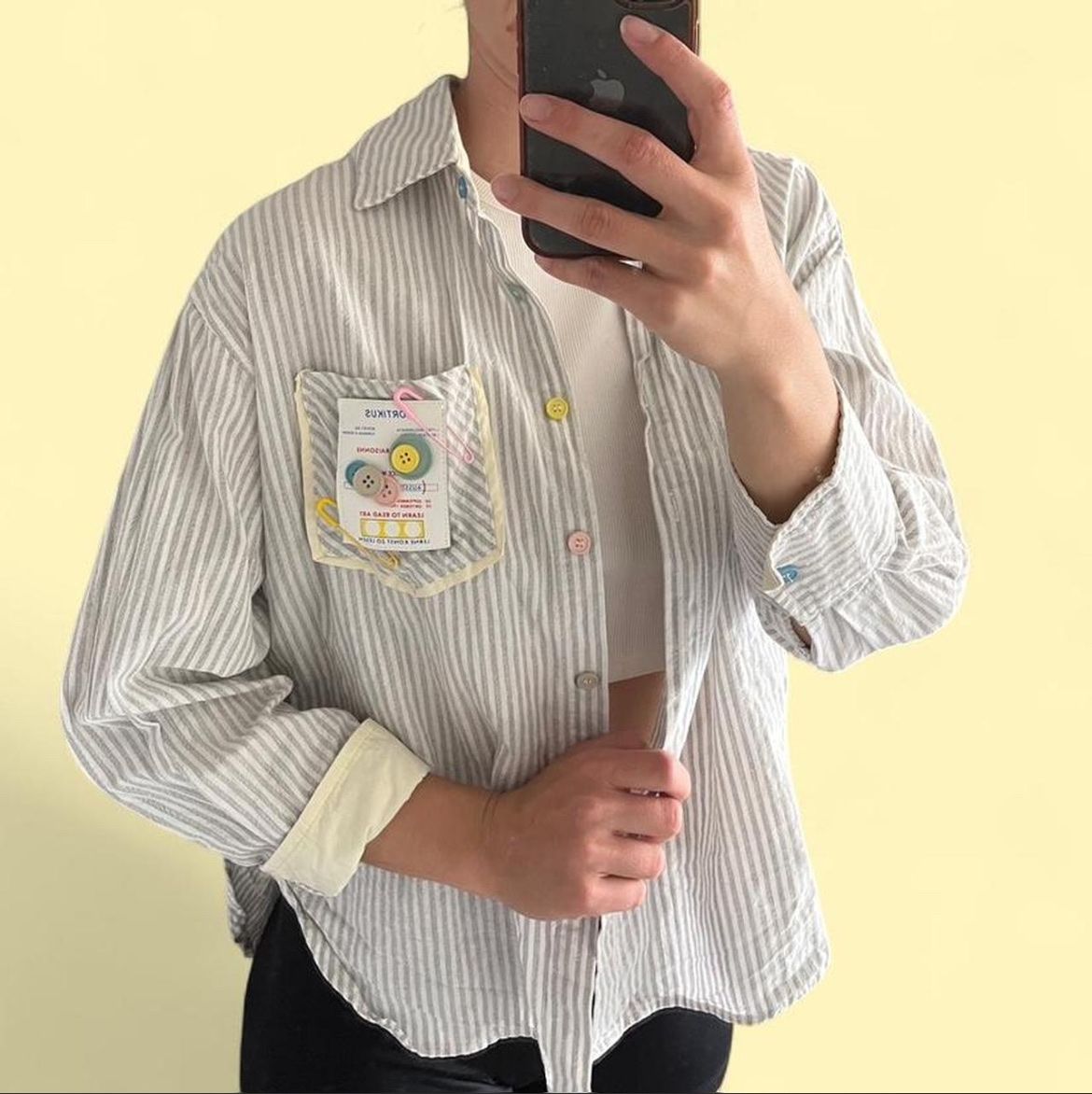 Camicie: Süsses gestreiftes Baumwollhemd Gr. TU oversized Look – Nuovo (secondo la descrizione) da Zürich venduto da cel_cw9k 1