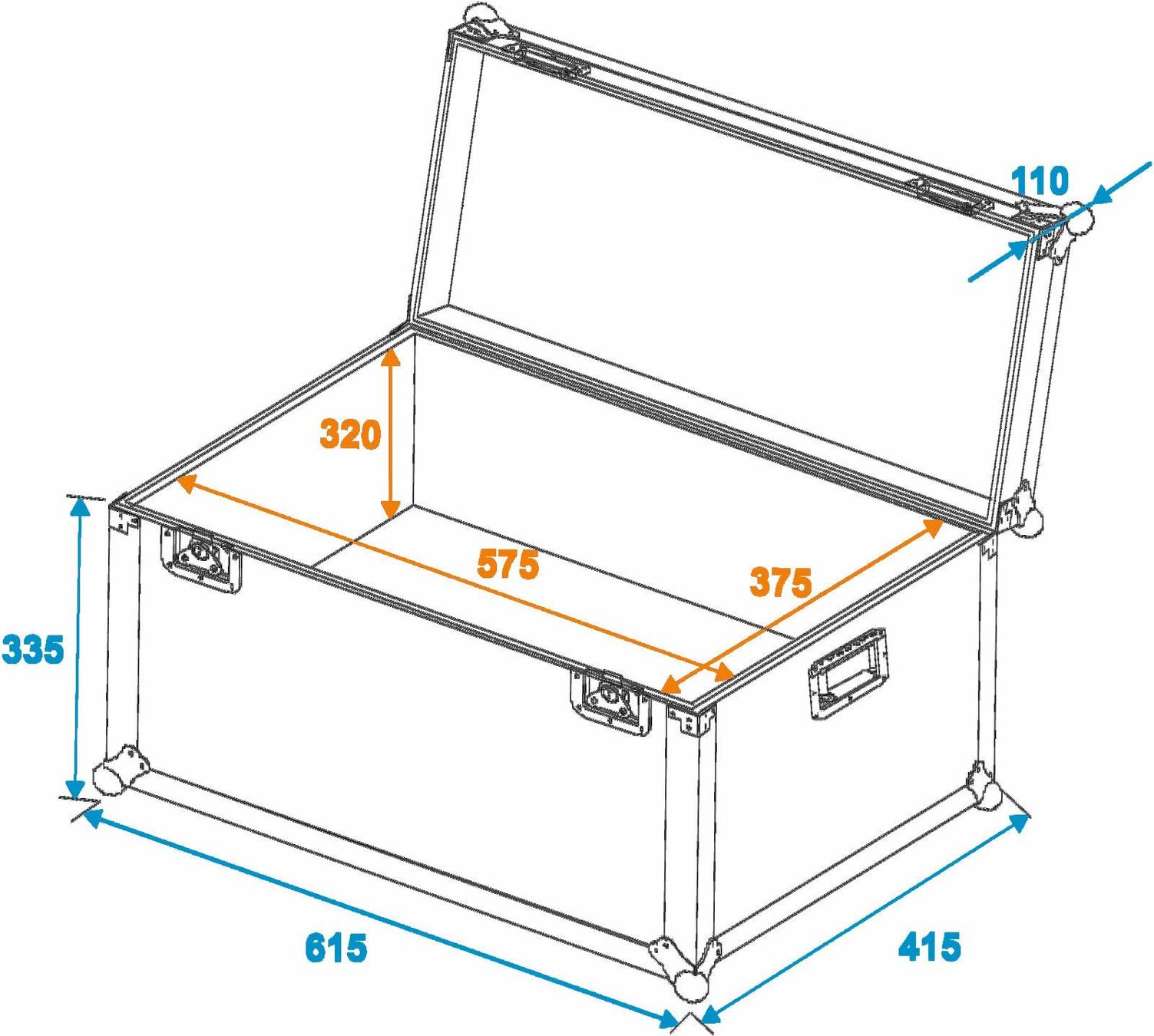 Valigie: Universal-Transport-Case 60x40cm – Nuovo e nell'imballaggio originale da Däniken SO venduto da Profog1 1