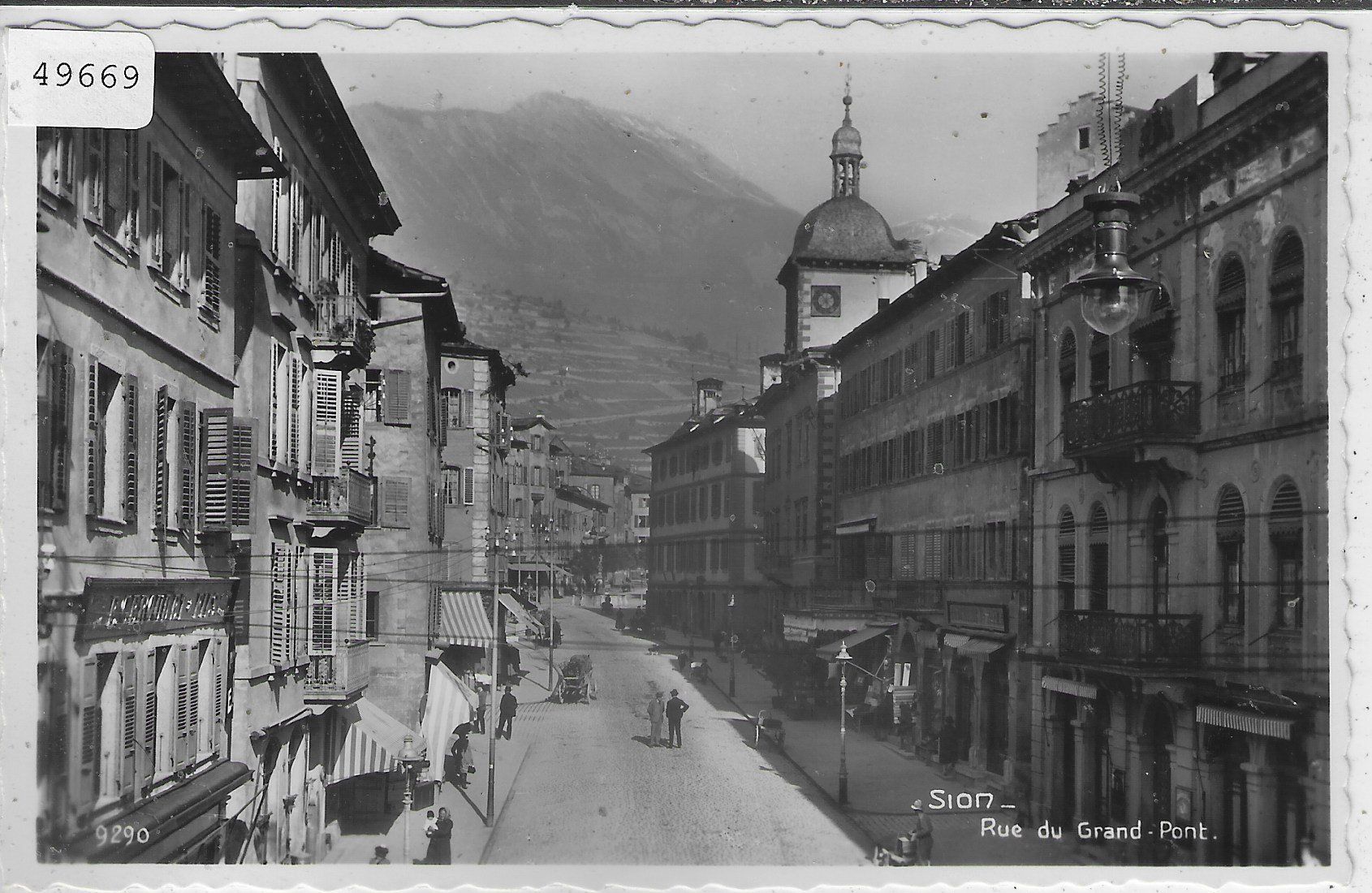 Ansichtskarten: Sion - Rue du Grand Pont – Gebraucht aus Ettingen von Kartenplanet