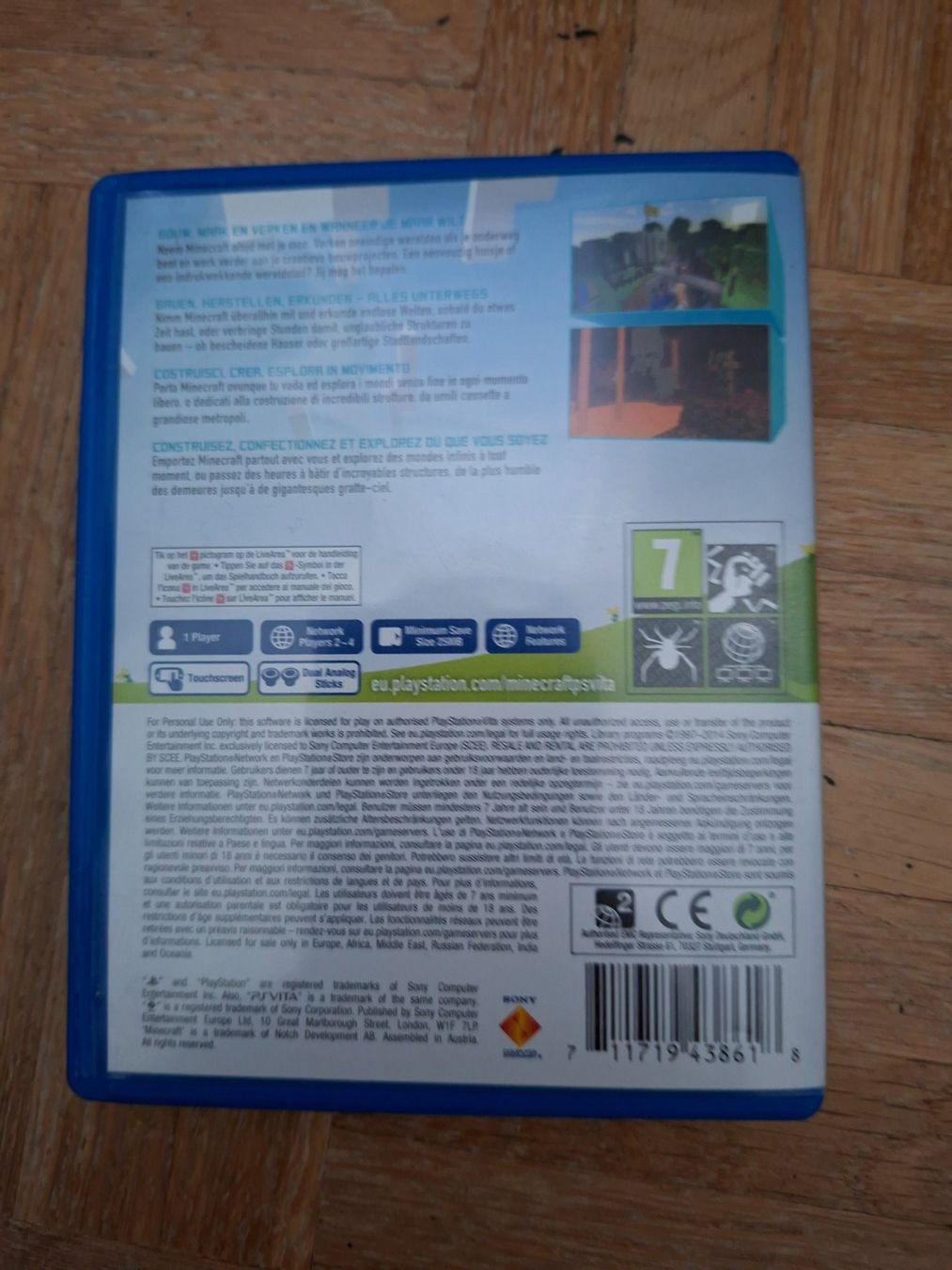 Spiele: Playstation Vita Minecraft – Gebraucht aus St. Gallen von brat01 2