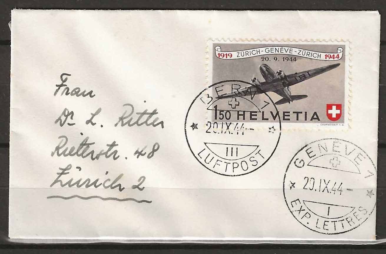 Tutti i francobolli: PA040 - FDC Pro Aero F40 – Usato da Trélex venduto da Phil_Albert