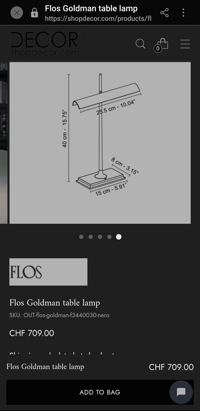Flos Lampade: Table lamp – Usato da Obfelden venduto da ris_m2nt 1