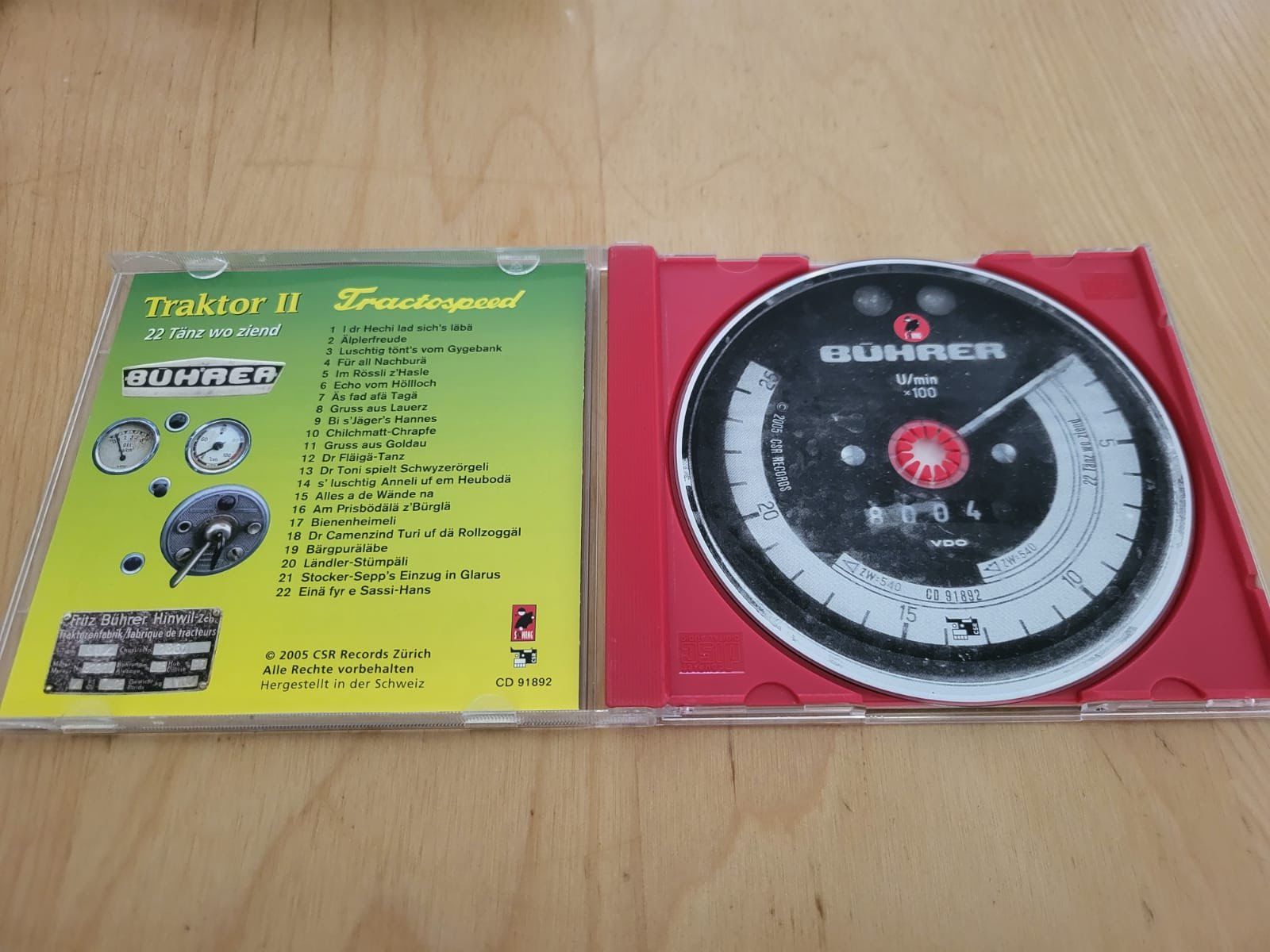 CDs: CD Traktor II "22 Tänze wo ziend" – Gebraucht aus Urnäsch von Rteppich 2