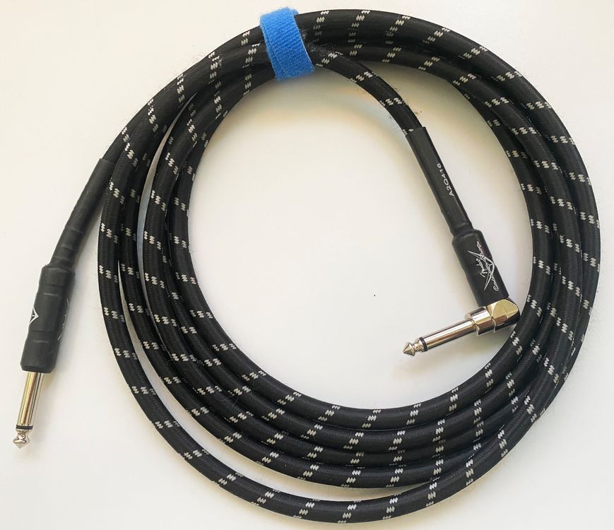 Fender Custom Shop Câble Pour Instrument, 5,5 M, Tweed Noir | Gear4music