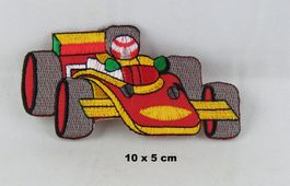 RENNAUTO FORMEL 1 - Aufnäher - Aufbügler - Stickerei 10x5 cm