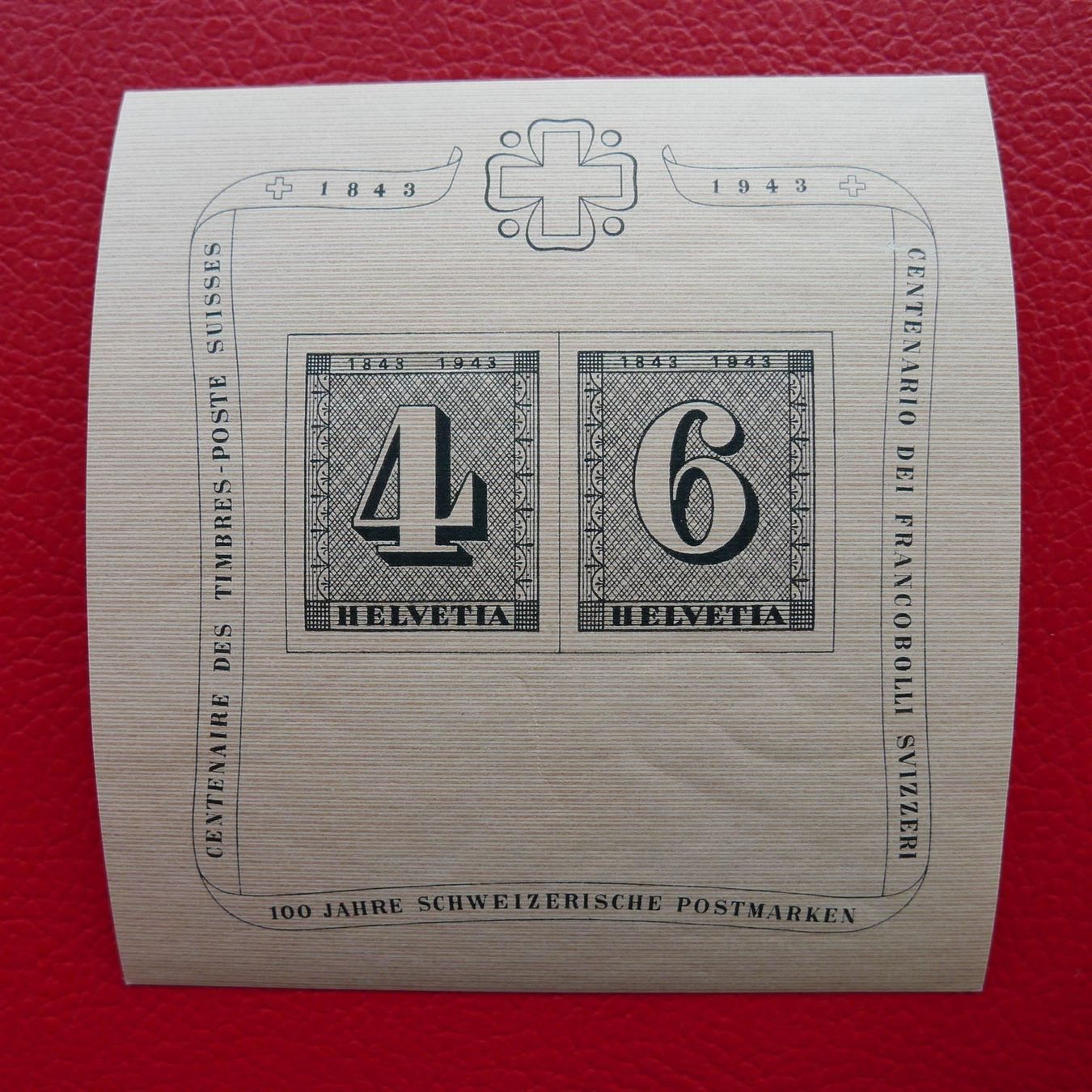 Tutti i francobolli: 1943: W14 Sonderblock postfrisch ** Kat: 140.- – Usato da Sursee venduto da Luzernerraute