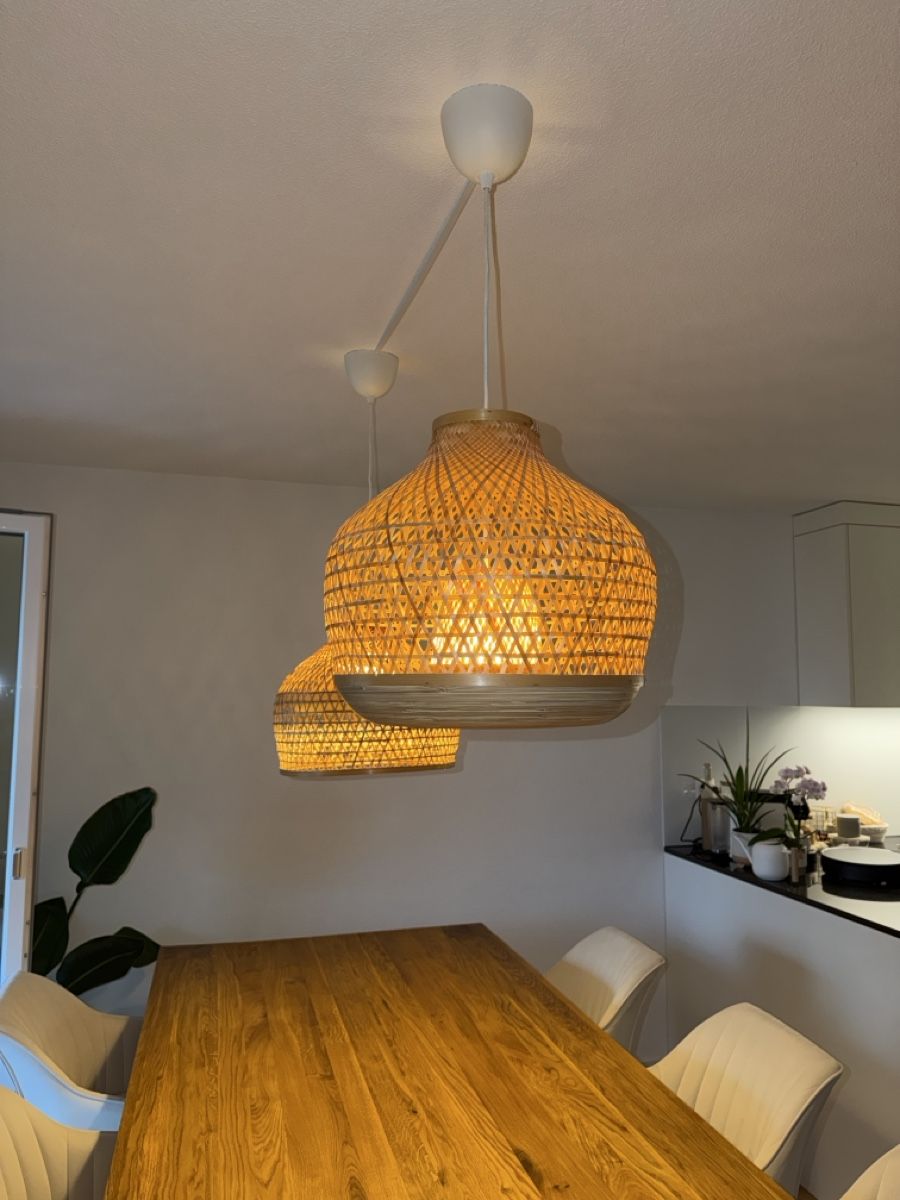 Ikea Lampes: Hängeleichte Bambus – D'occasion à Dällikon par DianaC07 2