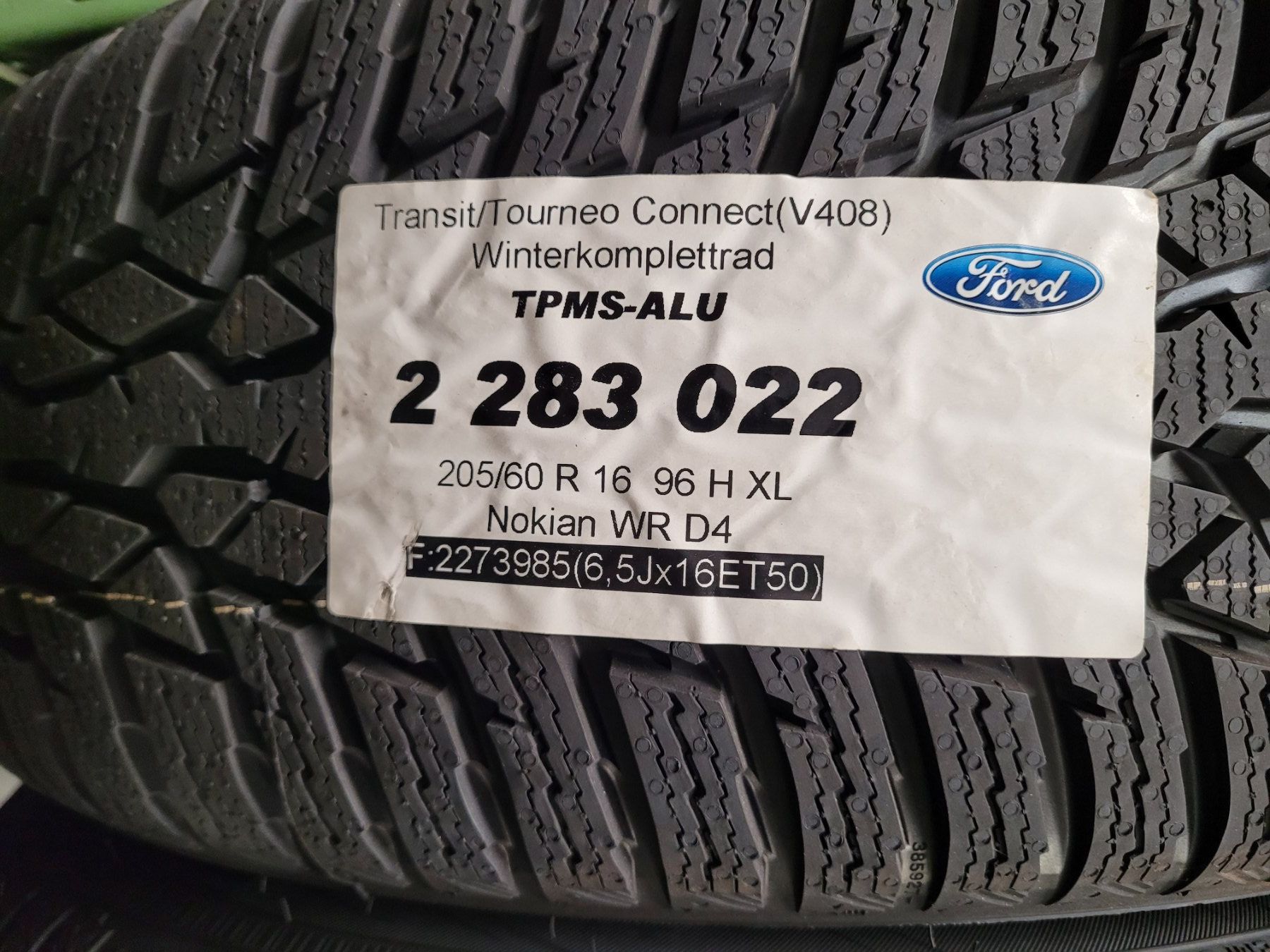 Ford Pneumatici & Ruote complete: Winterradsatz Alu zu Ford Connect – Nuovo (secondo la descrizione) da Worben venduto da Auto_Center_AG