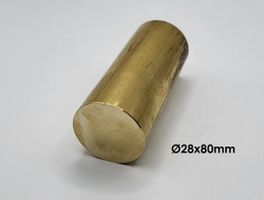 Messing Rundmaterial Ø28x80mm