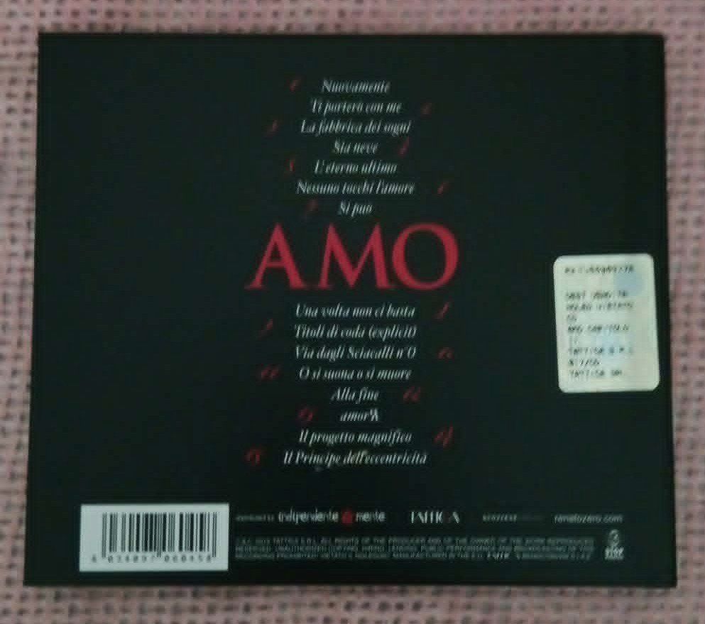 CD: Renato Zero – Amo - Capitolo II / CD 2013 – Usato da Le Locle venduto da PereiraHugo 2