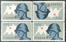 Soldatenmarke 2.WK, Füsilier Bat 49, blau, Wi Inf 371-