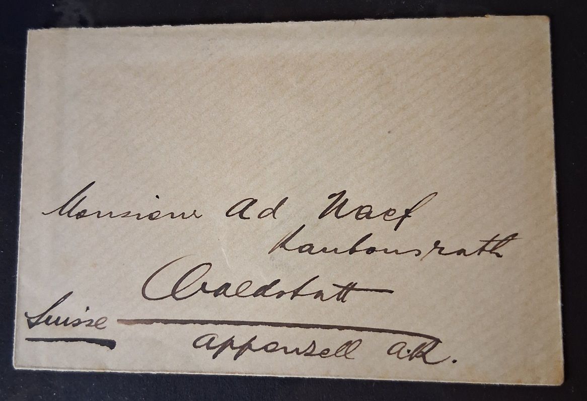 Alle Briefmarken: Briefumschlag Indochina-Waldstatt – Gebraucht aus Stalden (Sarnen) von Salina_23 1