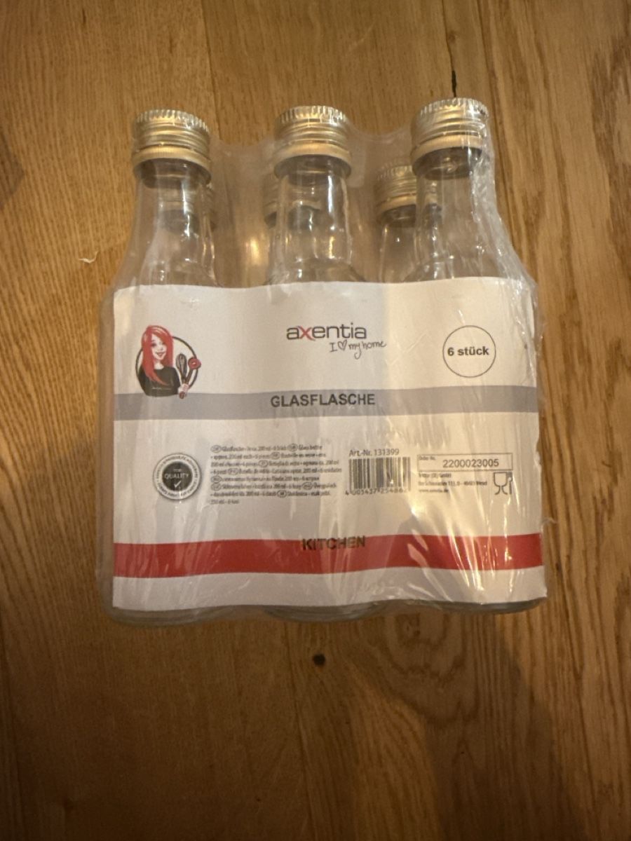 Gas-Geräte & -Technik: 6 Axentia Glasflaschen, 200 ml, Neu – Neu und originalverpackt aus Bern von fab_tx65