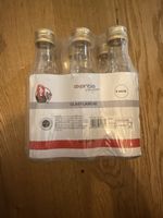 6 Axentia Glasflaschen, 200 ml, Neu