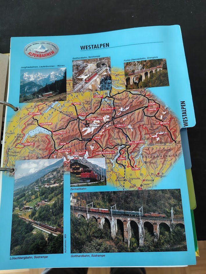 Libri: Alpenbahnen CH / AT / D / und IT – Usato da Muttenz venduto da Sniffydog 1
