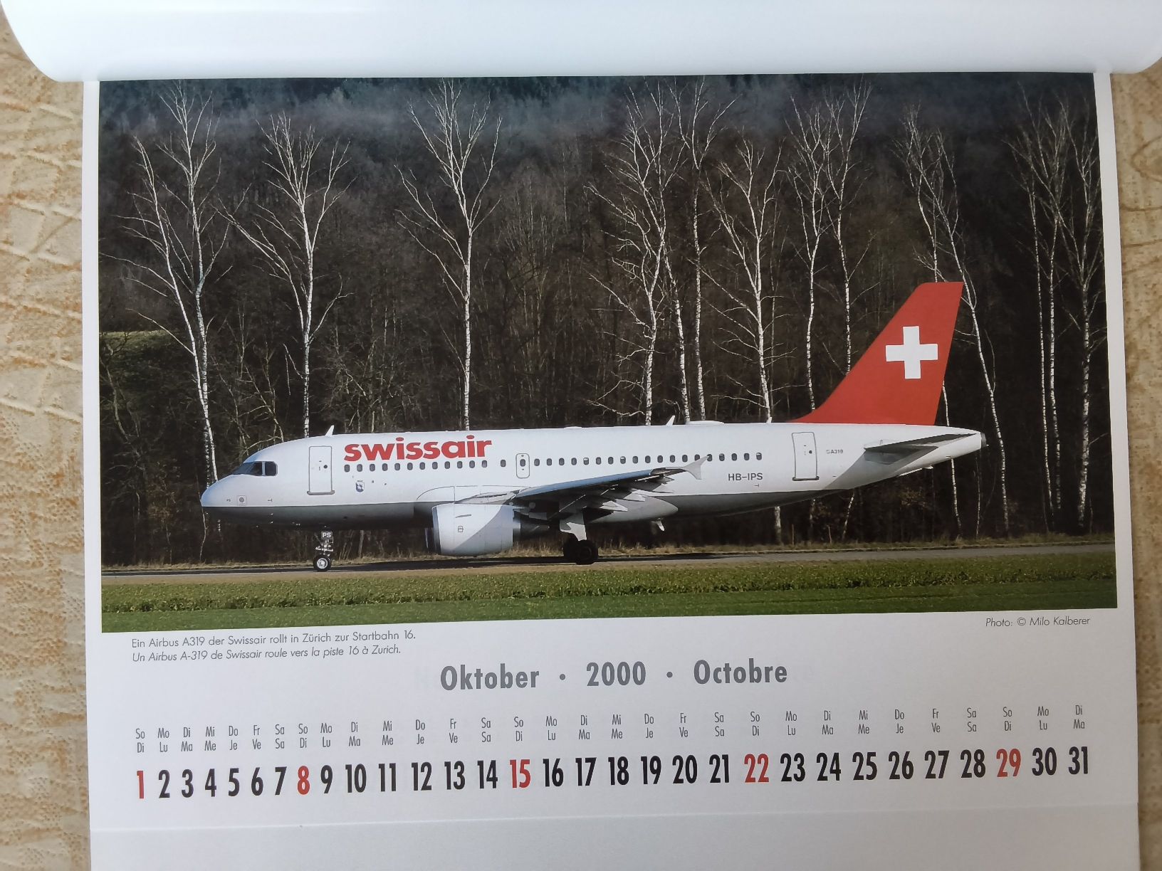 Calendari: 2er Set Bilderkalender 2000/2001 Jetstream – Usato da Hallau venduto da histoiremerveilleuse 8