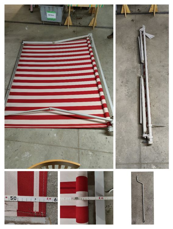 Markise mit Kurbel 258cmx195cm (Gebraucht) Kaufen auf Ricardo