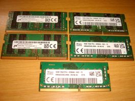 1 stück 16gb ddr4 3200 RAM für Laptop. Getestet.